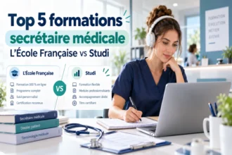 Top 5 formation secrétaire médicale : L’École Française vs Studi