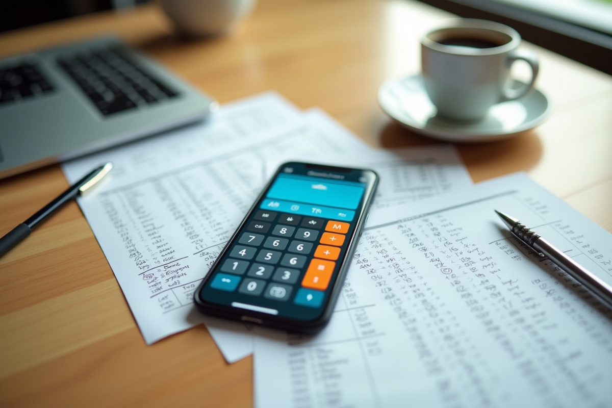 étudiant calculatrice